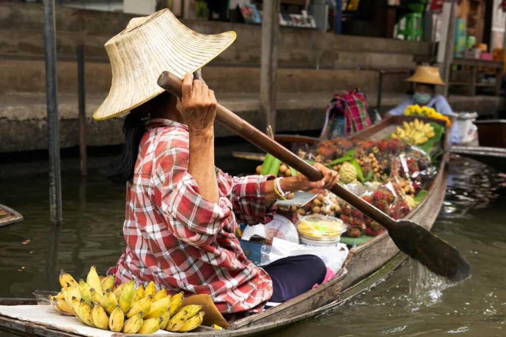 tatai koh kong boat cambodia bananas